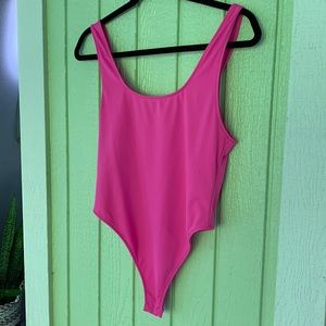 Only hearts electric pink bodysuit